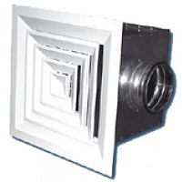 Диффузор потолочный 4АПР 300*300+3КСДМ; четырехсторонний; рег.расхода воздуха.  Арктос