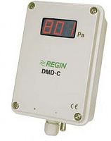 Преобразователь давления  DMD-C; дифференциальный; дисплей; 2 выхода 0-10В; диапазон 0-100, 0-300, 0-500, 0-1000Па; IP54.  Regin